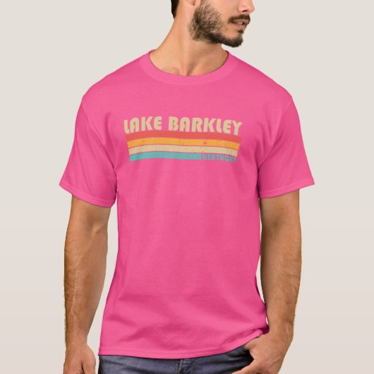 LAKE BARKLEY KENTUCKY Funny Vissen Camping Summer T-shirt (Voorkant)