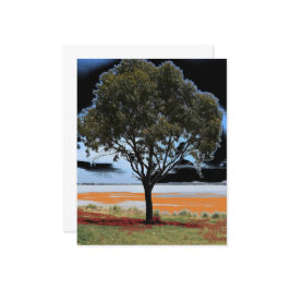 Lake Beac Solo Tree Papier Blad
