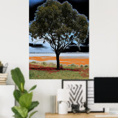 Lake Beeac Solo Boom Poster (Thuiskantoor)