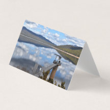 Lake Bellfield Clouds bij Still Water Wenskaart