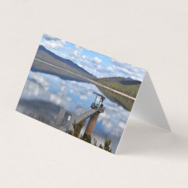 Lake Bellfield Clouds bij Still Water Wenskaart Kaart