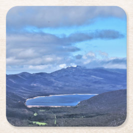 Lake Bellfield vanaf Boroka Lookout Kartonnen Onderzetters
