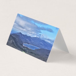 Lake Bellfield vanaf Boroka Lookout Wenskaart Kaart