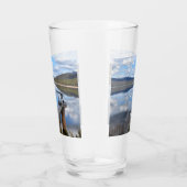 Lake Bellfield wolken op stilstaand water Glas (Rechts)