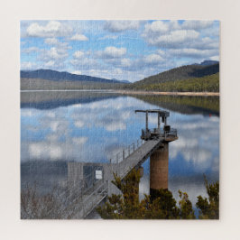 Lake Bellfield wolken op stilstaand water Legpuzzel