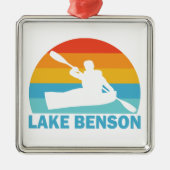 Lake Benson North Carolina Kayak Metalen Ornament (Voorkant)