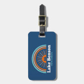 Lake Benson North Carolina Rainbow Bagagelabel (Voorkant verticaal)