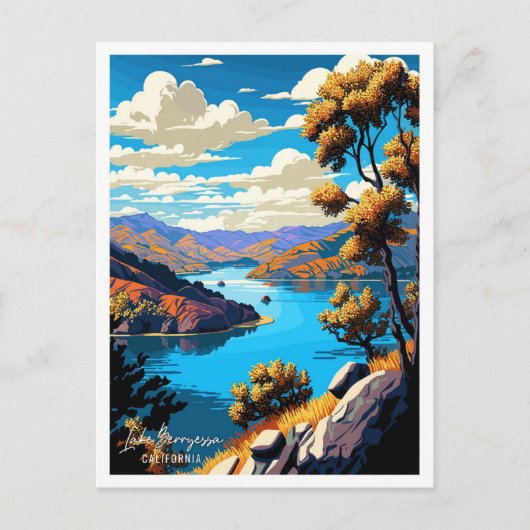 Lake Berryessa California Verenigde Staten Travel  Briefkaart (Voorkant)