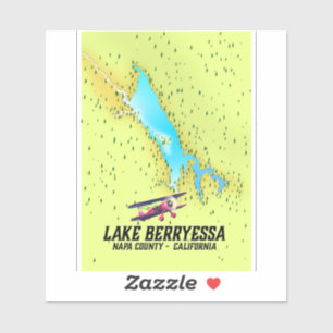 Lake Berryessa Napa County, Californië Sticker