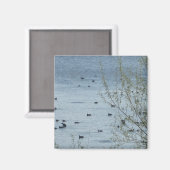 Lake Birds Magnet (Voorkant / Achterkant)