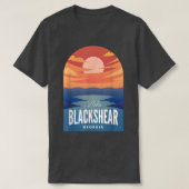 Lake Blackshear GA Retro Sunset  T-shirt (Design voorkant)