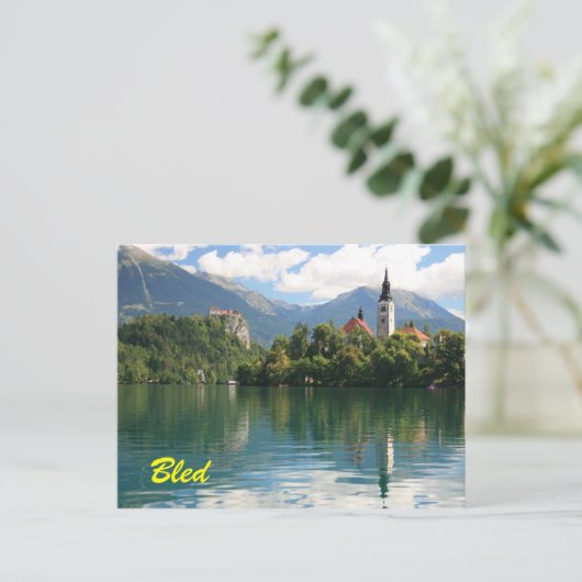 Lake Bled Briefkaart (Staand voorkant)