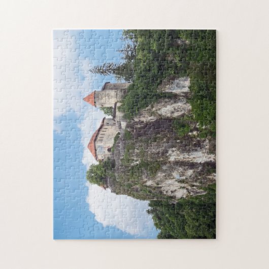 Lake Bled Castle, Bled, Slovenië Legpuzzel (Verticaal)