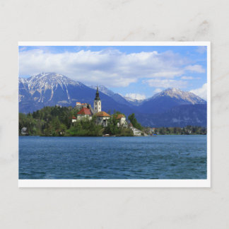 Lake Bled Island - de Treasure of Slovenia Briefkaart