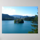 Lake Bled Island Slovenië Poster (Voorkant)