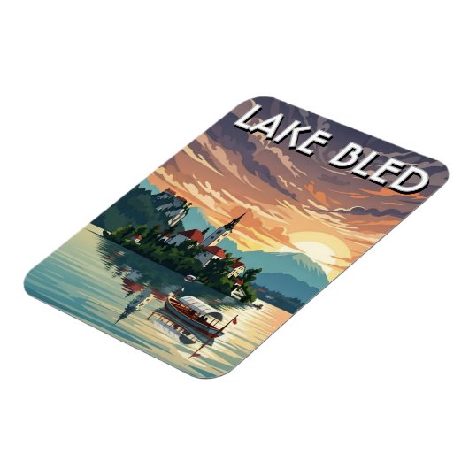 Lake Bled Slovenia Magneet (Linkerzijde)