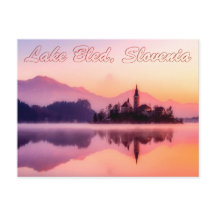 Lake Bled, Slovenië Beauful Sunrise