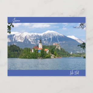 Lake Bled, Slovenië Briefkaart