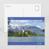 Lake Bled, Slovenië Briefkaart (Voorkant / Achterkant)