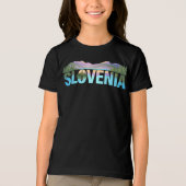 Lake Bled Slovenië Europa Tri-Blend Shirt (Voorkant)