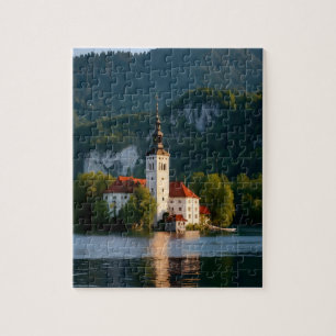Lake Bled, Slovenië Legpuzzel