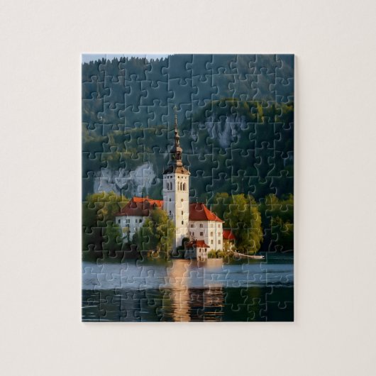 Lake Bled, Slovenië Legpuzzel (Verticaal)