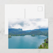 Lake Bled vanaf Lake Bled Castle, Slovenië Briefkaart (Voorkant / Achterkant)