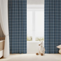 Lake Blue en White Window Check