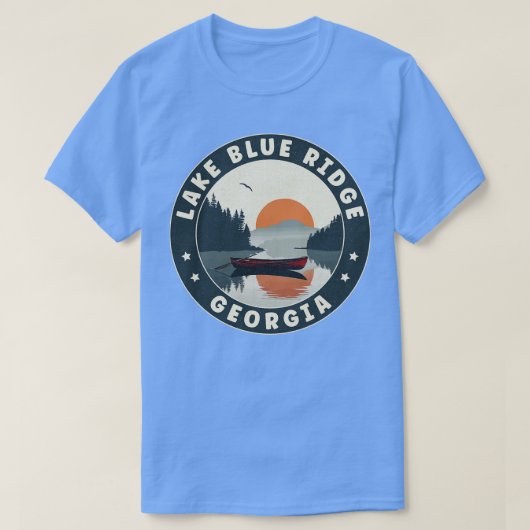 Lake Blue Ridge Georgia Sunset T-shirt (Design voorkant)
