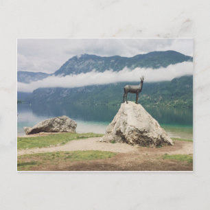 Lake Bohinj, Slovenië Zlatorog Foto Briefkaart