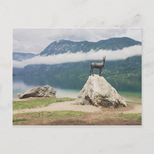 Lake Bohinj, Slovenië Zlatorog Foto Briefkaart (Voorkant)