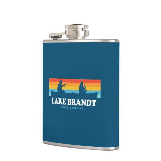 Lake Brandt North Carolina Canoe Heupfles (Links)