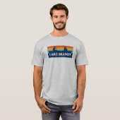 Lake Brandt North Carolina Canoe T-shirt (Voorkant volledig)