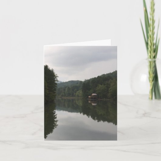 Lake Burton Notecard Kaart (Voorkant)