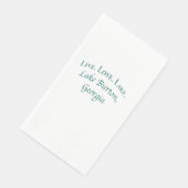 Lake Burton Paper Napkin Servet (Hoek)