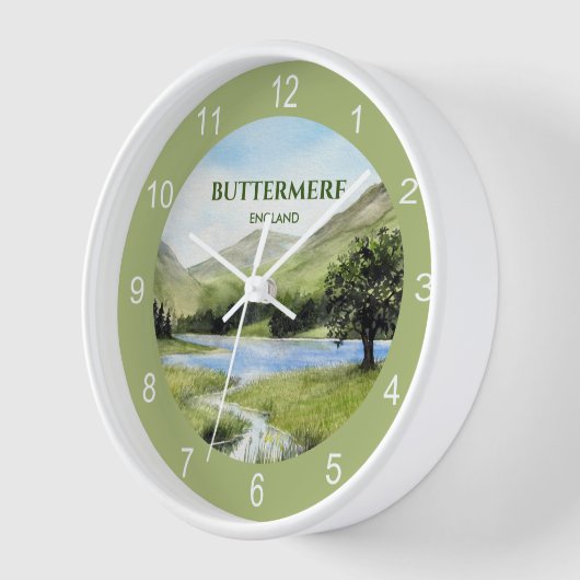 Lake Buttermere, Cumbria, Waterverf Engeland (Hoek)