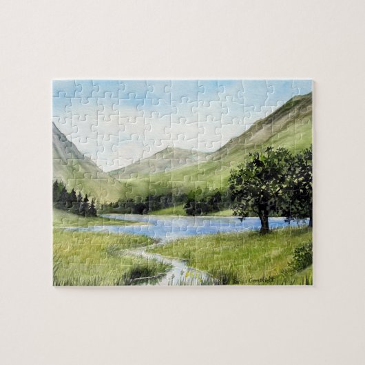 Lake Buttermere, Lake District, Cumbria England Legpuzzel (Horizontaal)