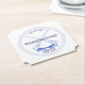 Lake Cabin Beer Soda Drink Fles Onderzetters (Gekanteld)