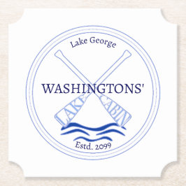 Lake Cabin Beer Soda Drink Fles Onderzetters