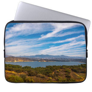 Lake Cachuma Panorama Santa Ynez Mountain Foto Laptop Sleeve