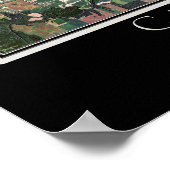 Lake Carlyle Illinois Satellite Poster Map (Hoek)