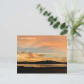Lake Casitas Sunrise Briefkaart (Staand voorkant)