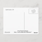 Lake Casitas Sunrise Briefkaart (Achterkant)