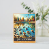 Lake Catherine, Arkansas |  schilderij Briefkaart (Staand voorkant)