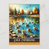 Lake Catherine, Arkansas |  schilderij Briefkaart (Voorkant)