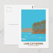 Lake Catherine State Park Arkansas Vintage Briefkaart (Voorkant / Achterkant)