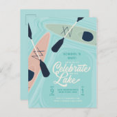 Lake Celebration Einde van het schooljaar Kajak on Briefkaart (Voorkant / Achterkant)