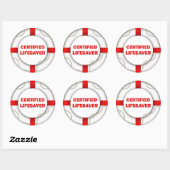 Lake Certified Lifesaver Ronde Sticker (Vel)