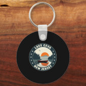 Lake Ceva New Jersey Sunset T Shirt  Sleutelhanger (Voorkant)