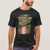 Lake Champlain New York ligt in de Amerikaanse sta T-shirt (Voorkant)